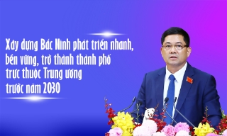 Xây dựng Bắc Ninh phát triển nhanh, bền vững, trở thành thành phố  trực thuộc Trung ương trước năm 2030